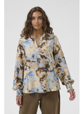 Culture CUhizzy Greece LS Blouse