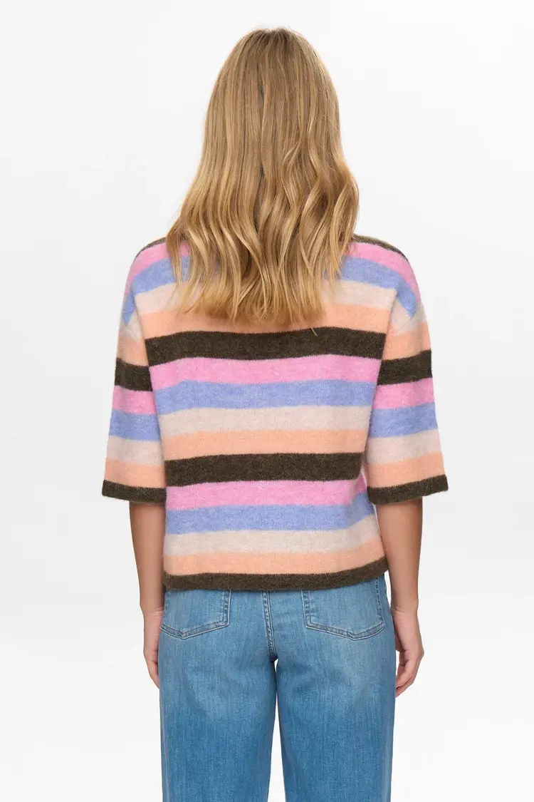 Numph Nuriette Stripy SS Pullover