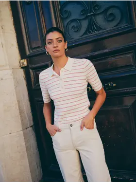 Mos Mosh MMCaliz Stripe SS Knit