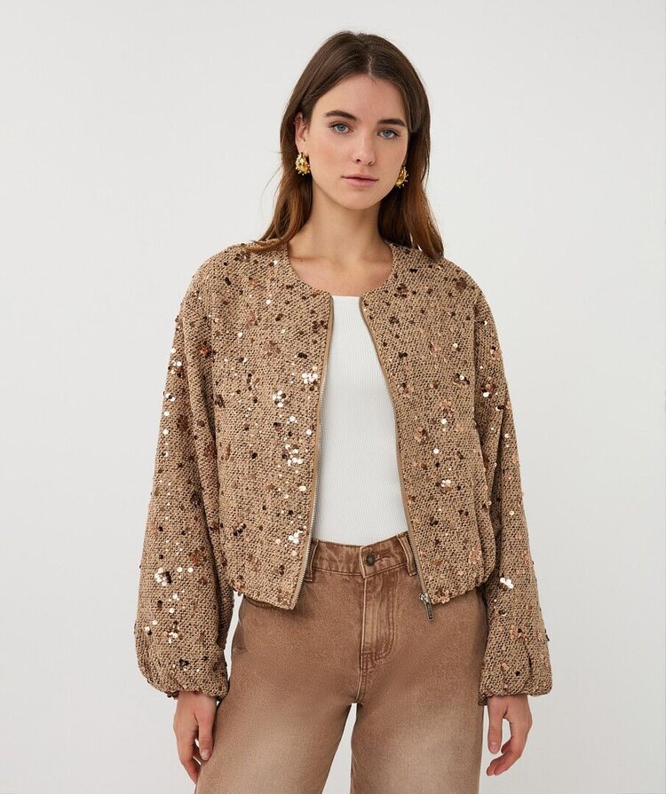 Esqualo SP26.19000 Sequin Jacket