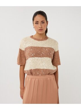 Esqualo SP26.02007 Sequin Sweater