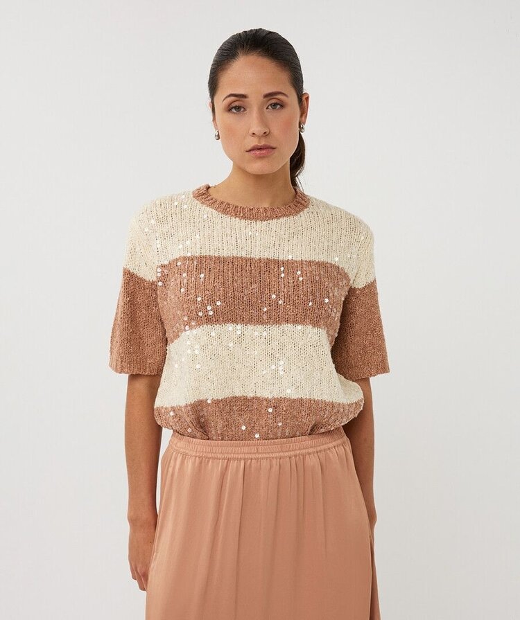 Esqualo SP26.02007 Sequin Sweater