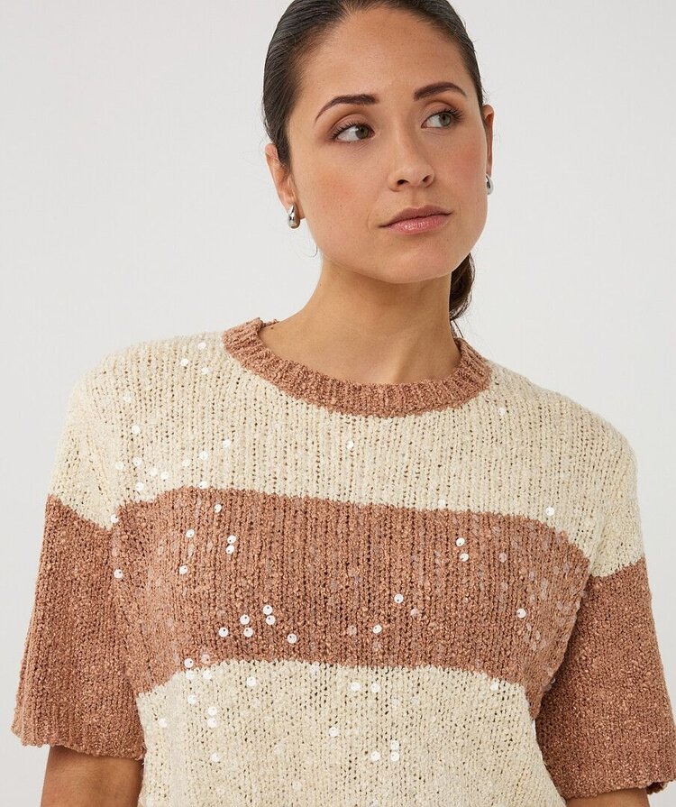 Esqualo SP26.02007 Sequin Sweater
