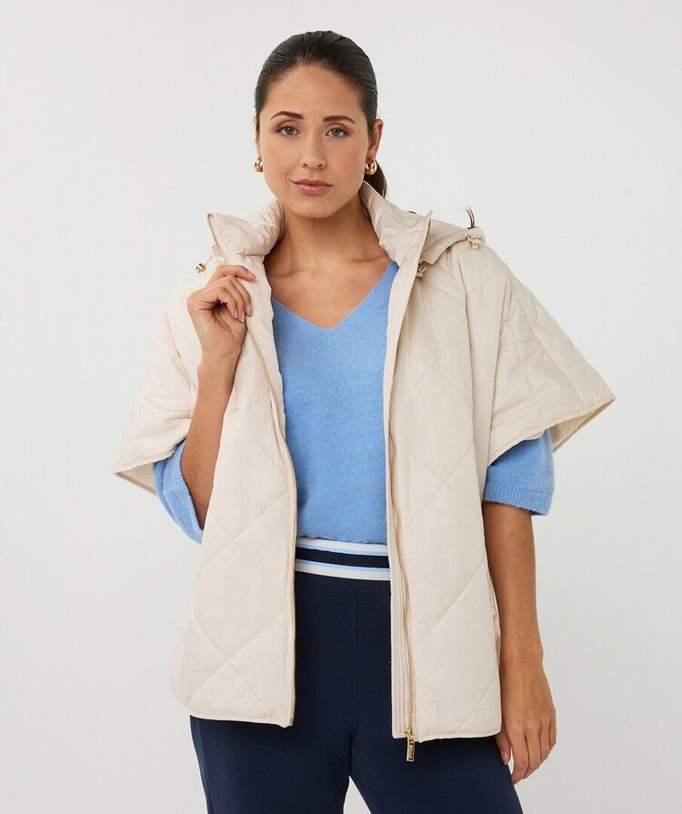 Esqualo SP26.37009 Poncho Quilted