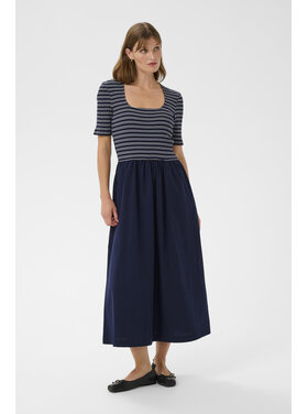 Soaked In Luxury SLSimone Striped Dress SS