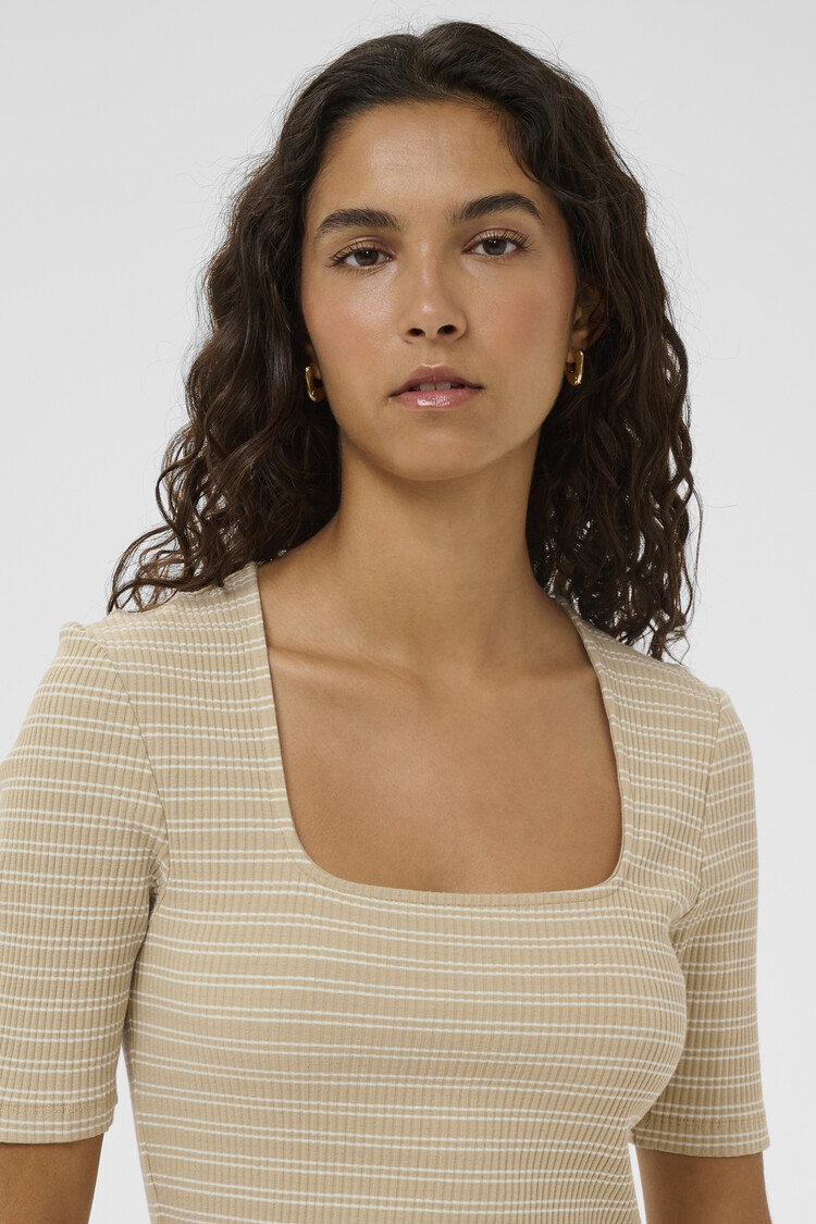 Soaked In Luxury SLSimone Striped Dress SS