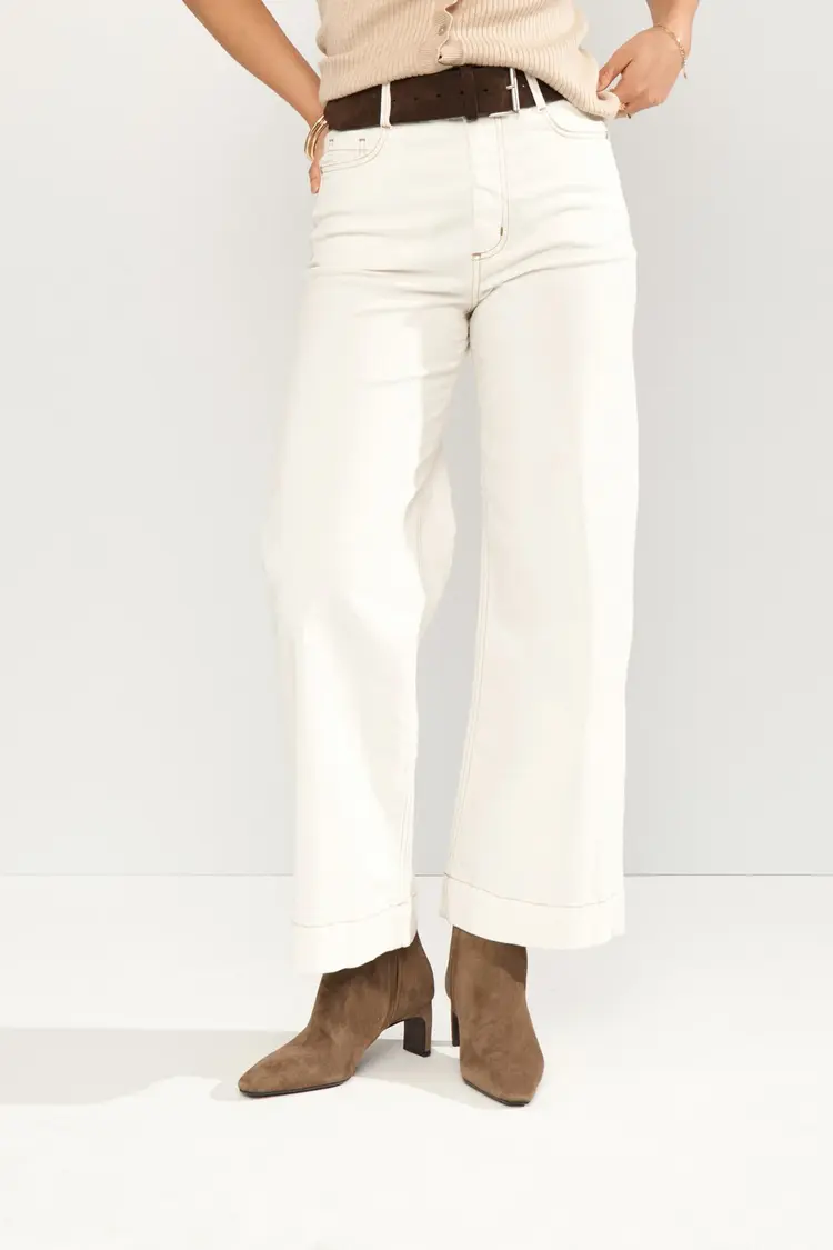 Numph NUParisan Cropped Twill Pants