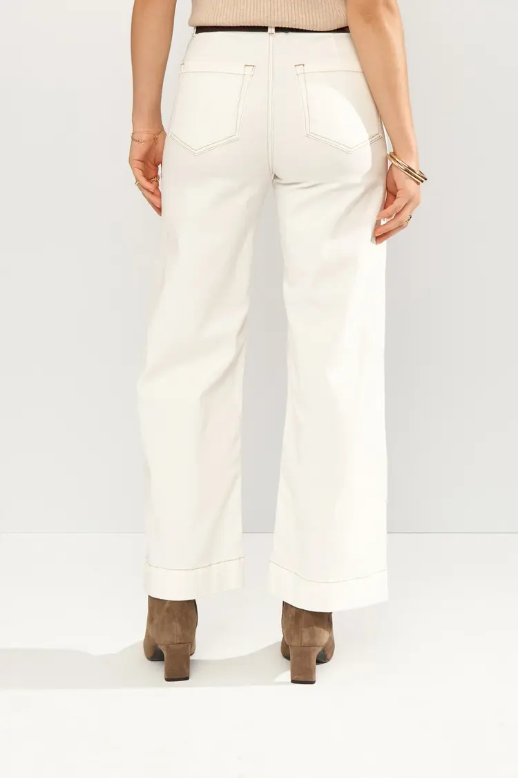Numph NUParisan Cropped Twill Pants