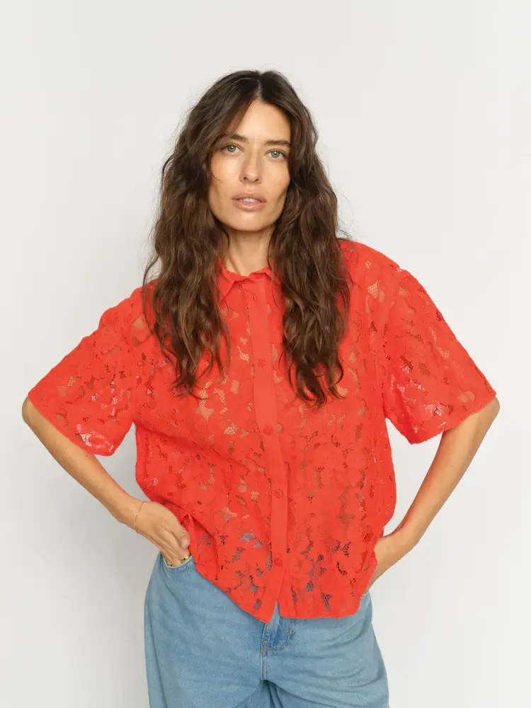 Mos Mosh MMlia River SS Lace Shirt
