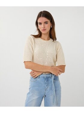 Esqualo SP26.02004 Sequin Sweater