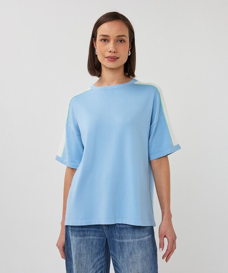 Esqualo SP26.07011 Striped Sweater