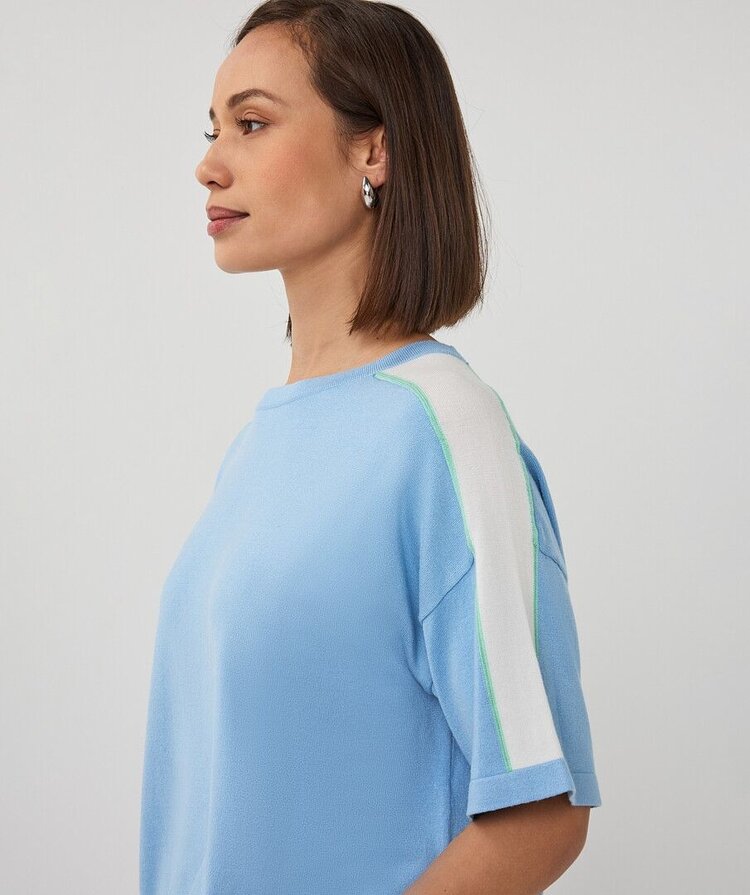 Esqualo SP26.07011 Striped Sweater