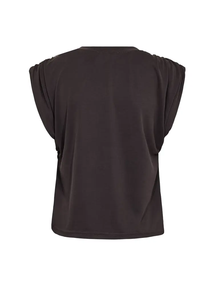 co'couture CamillaCC Ruched Shoulder Tee