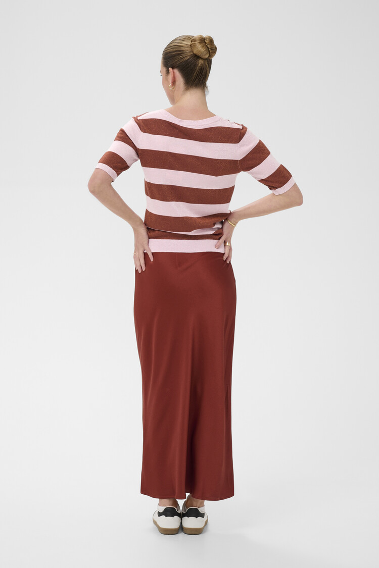 Kaffe KAregina Stripe V-Neck Pullover