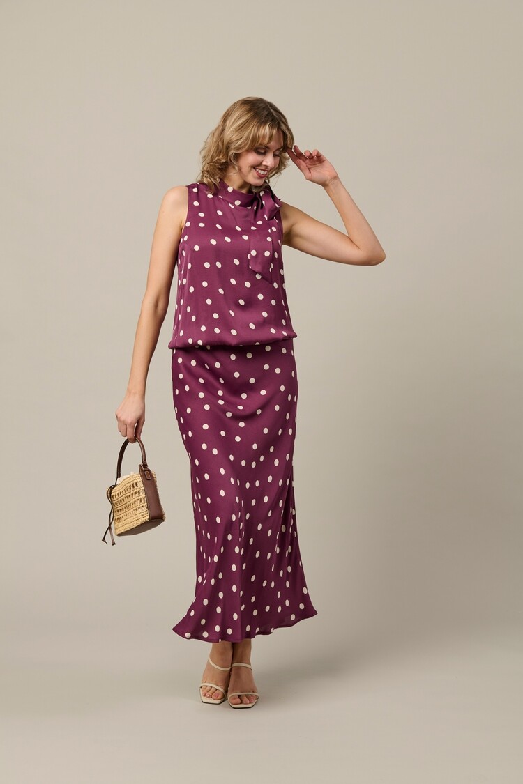 &Co Woman Bibbi Dot MIDI Skirt