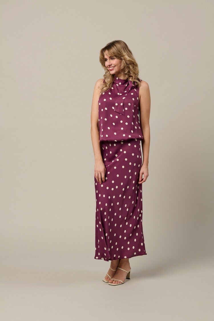 &Co Woman Bibbi Dot MIDI Skirt