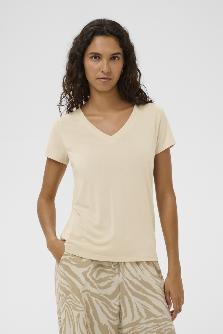 Soaked In Luxury SLColumbine V-neck SS
