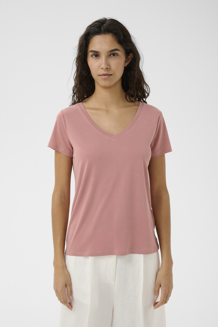 Soaked In Luxury SLColumbine V-neck SS