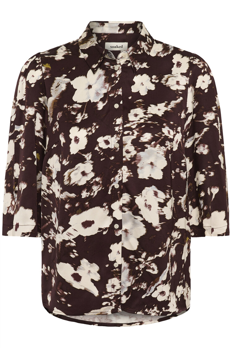Soaked In Luxury SLClero Printed Shirt SS