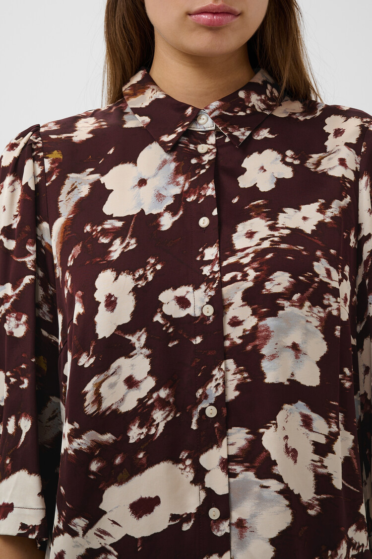 Soaked In Luxury SLClero Printed Shirt SS