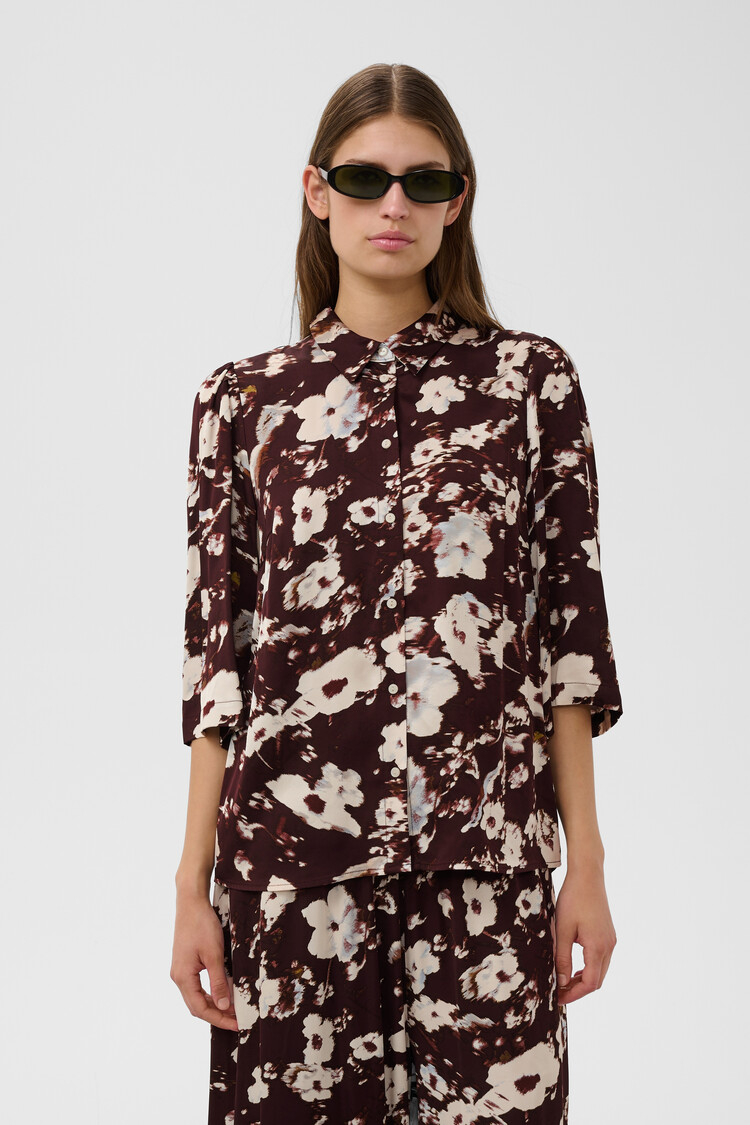 Soaked In Luxury SLClero Printed Shirt SS