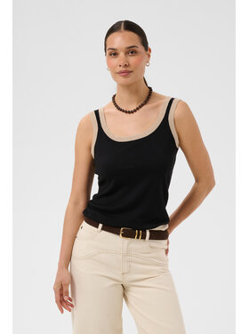 Kaffe KAlizza Contrast Knit Top