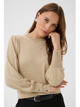 Kaffe KAlizza Round Neck Pullover Buttons