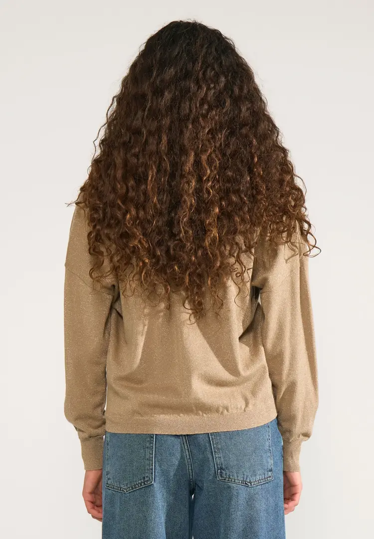 Numph NUdayletta Lurex V-Neck PUllover