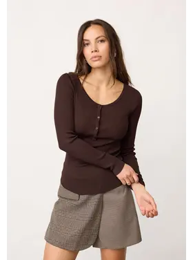 co'couture ClaireCC Grandad LS Blouse