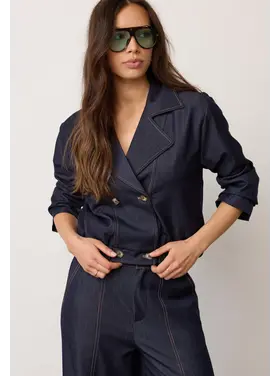 co'couture TerryCC Double Breasted Blazer