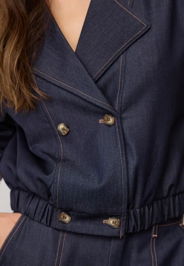 co'couture TerryCC Double Breasted Blazer