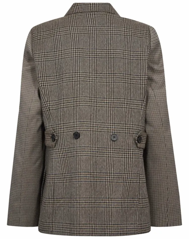 co'couture VeyaCC Check Fitted Blazer