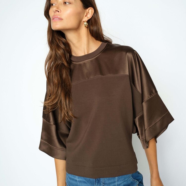 Mos Mosh MMLela O-SS Satin Sweatshirt
