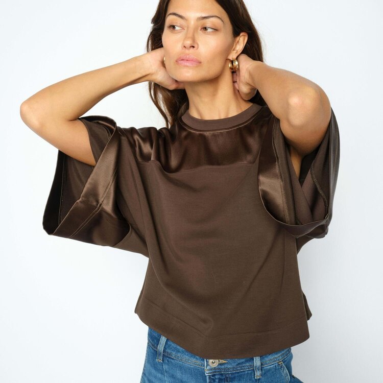 Mos Mosh MMLela O-SS Satin Sweatshirt