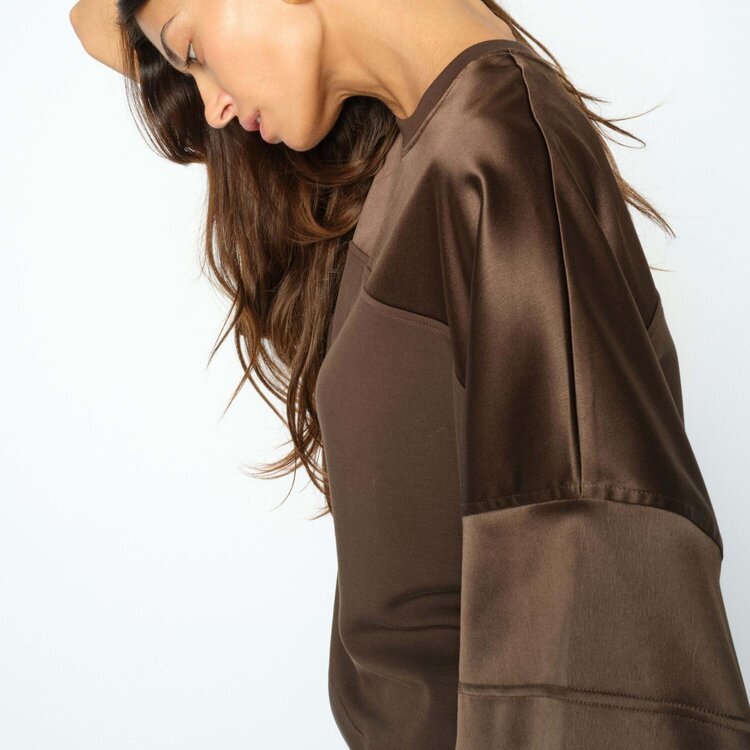 Mos Mosh MMLela O-SS Satin Sweatshirt