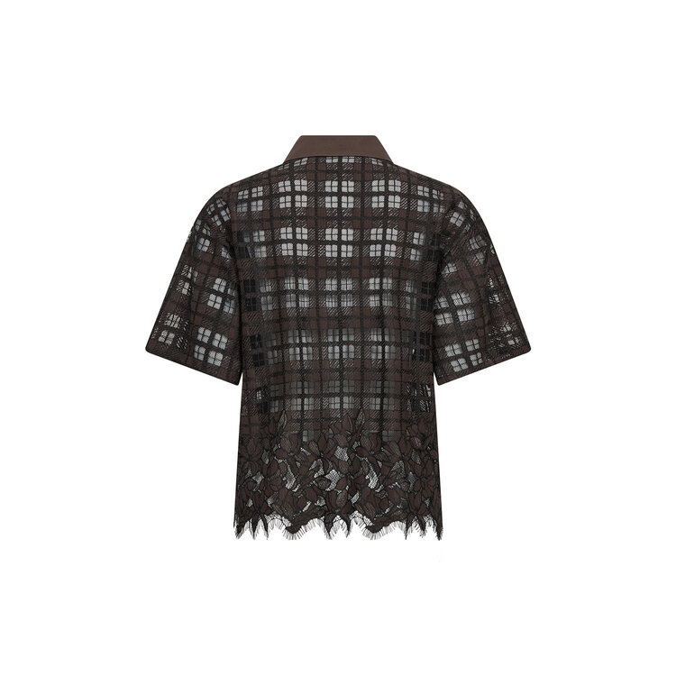 Mos Mosh MMLia Checko SS Lace Shirt