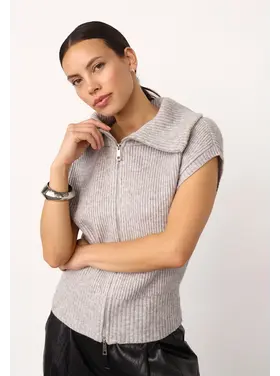 co'couture RowCC Zip Knit Vest