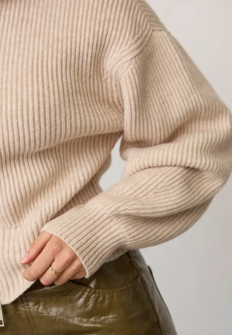 co'couture RowCC Zip Knit Cardigan