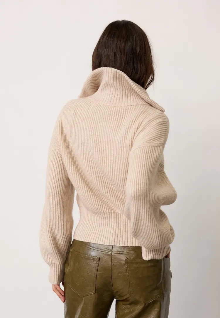 co'couture RowCC Zip Knit Cardigan