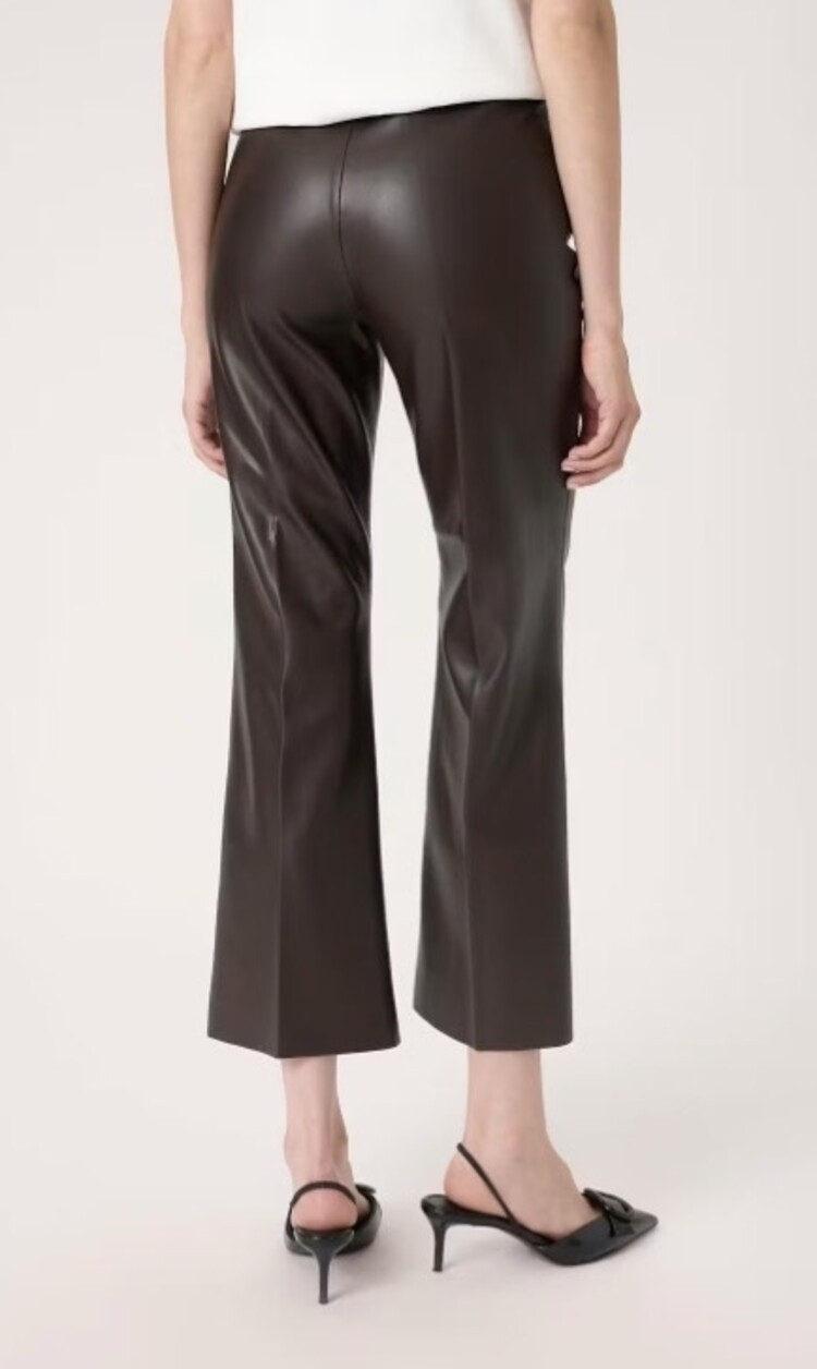 Soaked In Luxury SLKaylee PU Kickflare Pants