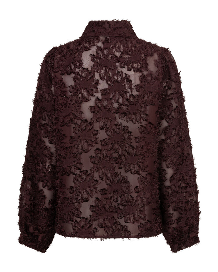 Red Button SRB5010 Blouse Fringes
