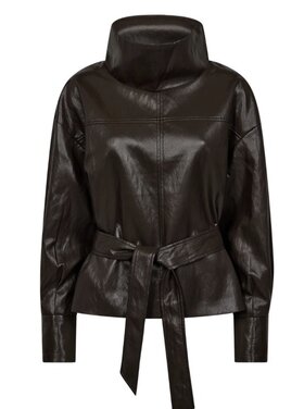 co'couture GlitterCC Funnel neck blouse