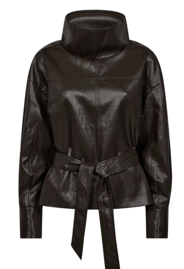 co'couture GlitterCC Funnel neck blouse