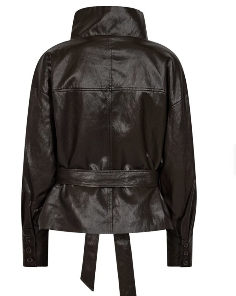 co'couture GlitterCC Funnel neck blouse