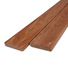 Cumaru Rhombusleisten - 21x90 mm - Rhombus Profilholz gehobelt (glatt) - Tropenholz HF 18-20% (KD)