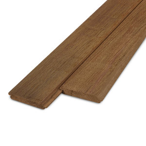 Ipé Bretter Nut und Feder - 21x64 mm - Hartholz gehobelt AD