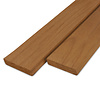 Abachi Thermoholz - Rhombusleisten - 21x143 mm - Rhombus Profilholz - Thermo-Ayous gehobelt - HF 8-12%