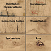 Eichenbohlen - 50x200 mm - Eichenbalken sägerau (grob) - Eichenholz rustikal HF ca. 25% (AD)