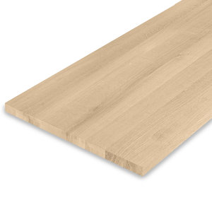 Leimholz Eiche - Massivholzplatte - A-Qualität (A/B) - 2,3 cm stark