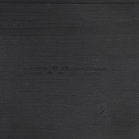 Fichtenbohlen schwarz - 70x70 mm (netto) - Fichtenbalken gehobelt (glatt) - schwarz beschichtet / gebeizt - HF 18-20% (KD)
